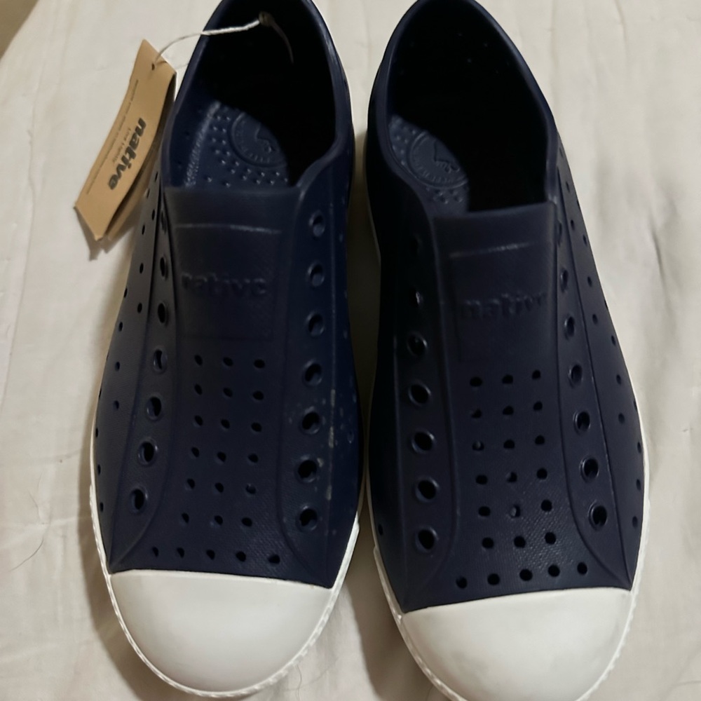 Native kids Navy Blue Slip-On Shoes